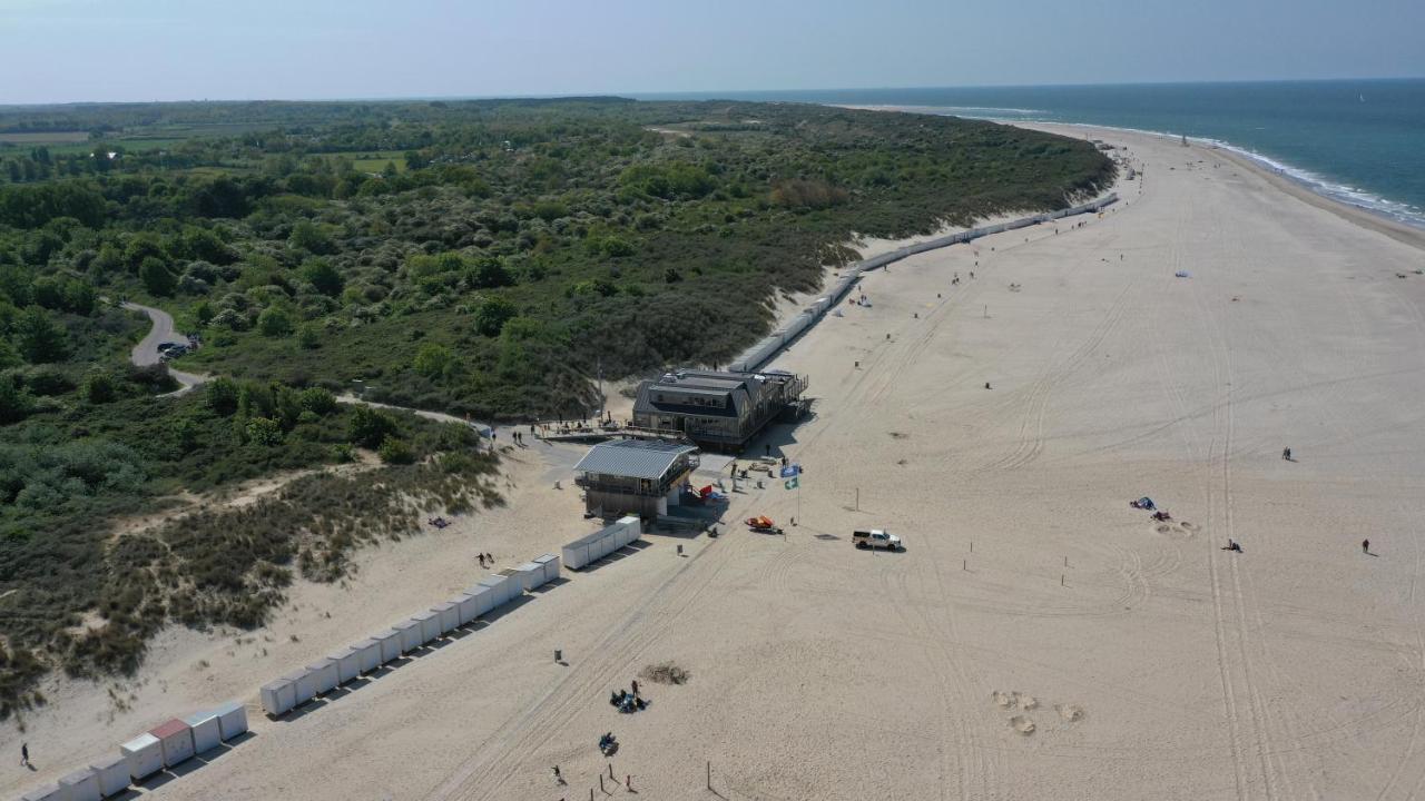 Strandbungalows Vrouwenpolder Luaran gambar