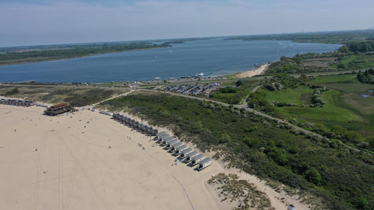 Strandbungalows Vrouwenpolder Luaran gambar