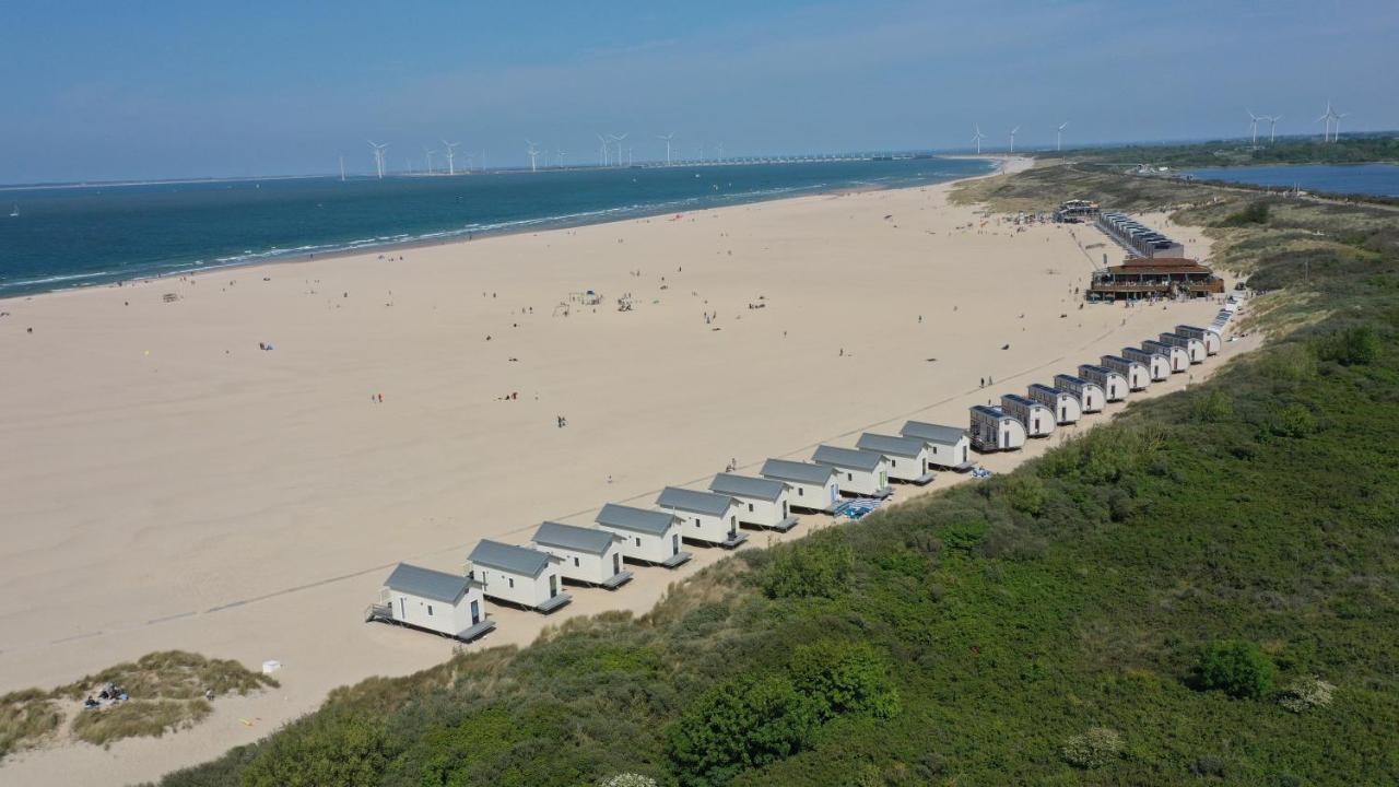 Strandbungalows Vrouwenpolder Luaran gambar